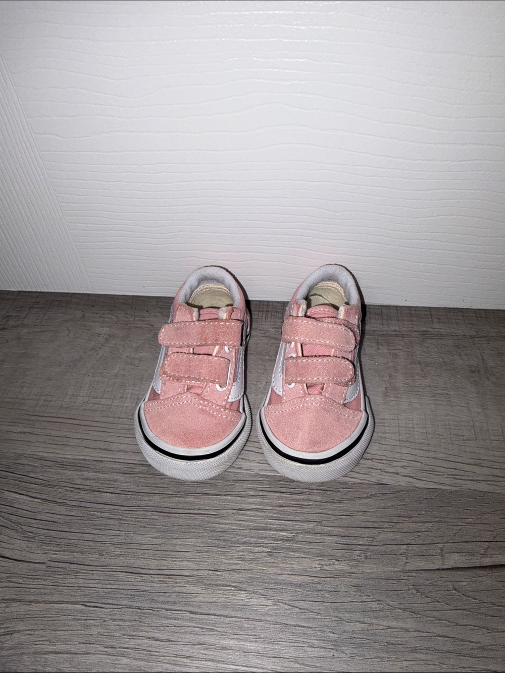 Baby/Infant Pink Velcro Canvas Sneakers